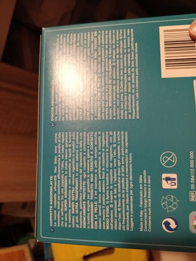 Coppette assorbilatte