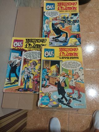 Tebeos antiguos de mortadelo y filemon
