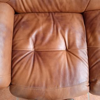 Sofa vintage 3 plazas. Piel