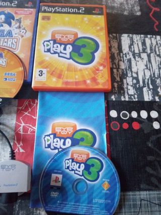 Cámara Eye Toy + Sega Superstars + Play3