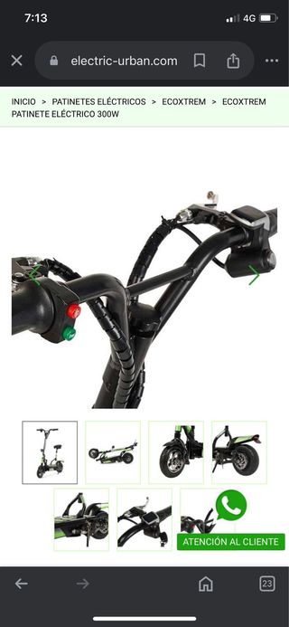 Ecoxtrem 300 w patinete electrico