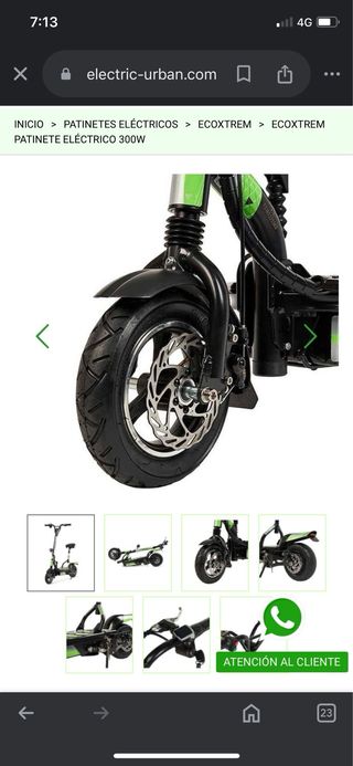 Ecoxtrem 300 w patinete electrico