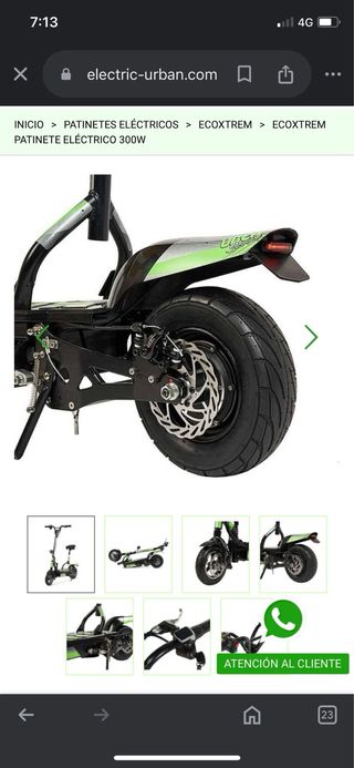Ecoxtrem 300 w patinete electrico