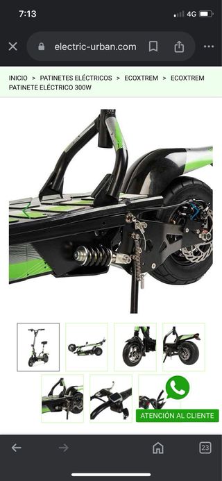 Ecoxtrem 300 w patinete electrico