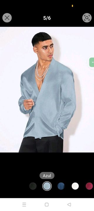 Camisa de fiesta hombre