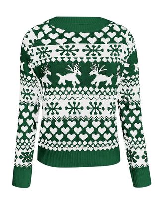 Suéter de navidad , con renos