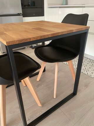 Mesa cocina/comedor roble natural