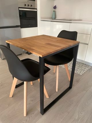 Mesa cocina/comedor roble natural