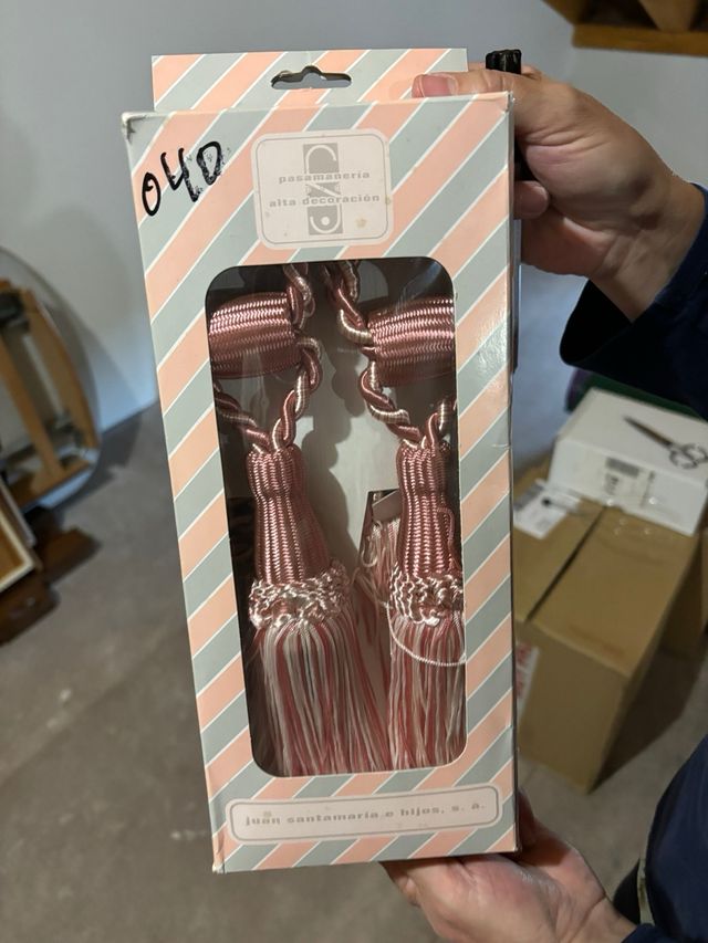 Borlas alzapaños para cortinas