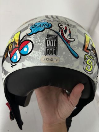Casco de moto para niño