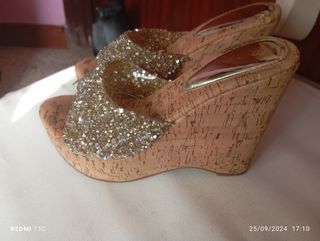 Zuecos de caucho de plataforma