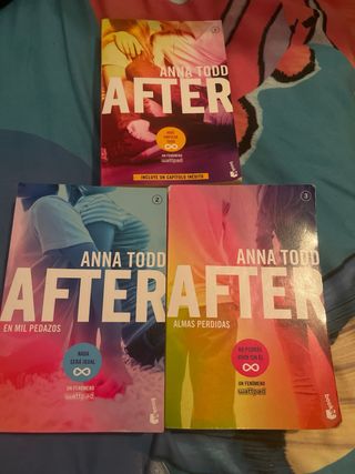 Coleccion after 4 libros ( solo se ven 3)