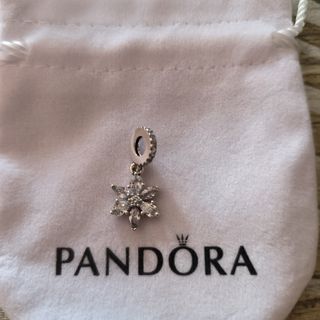 Charm herbario colgante con circonitas