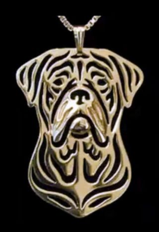 Colgantes de perro Dogo Burdeos
