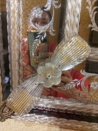 Espejo veneciano Murano vintage