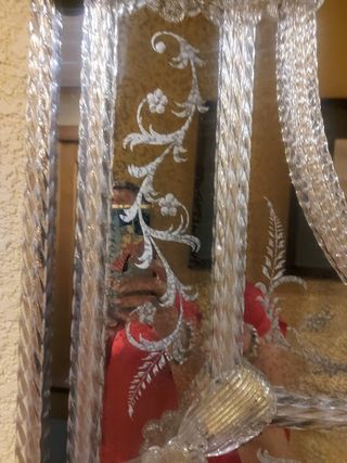 Espejo veneciano Murano vintage