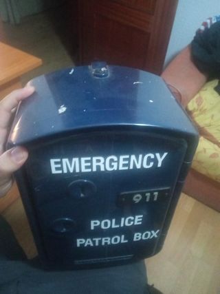 Emergency Police patrol box