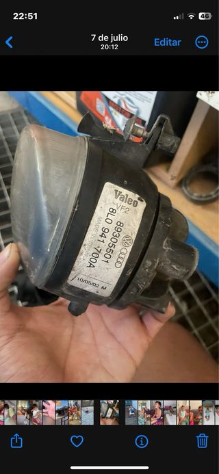 Faros antiniebla audi a3