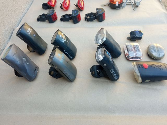 Luces para bicicleta delantera y trasera