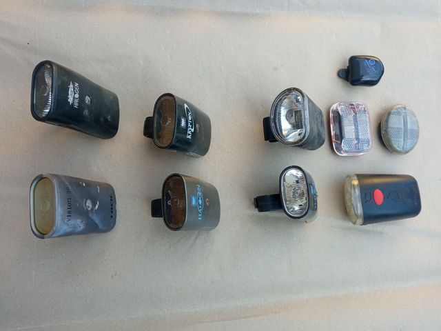 Luces para bicicleta delantera y trasera