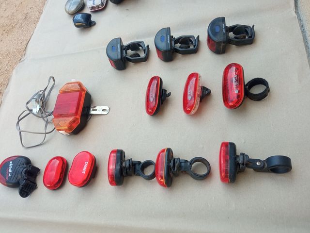 Luces para bicicleta delantera y trasera