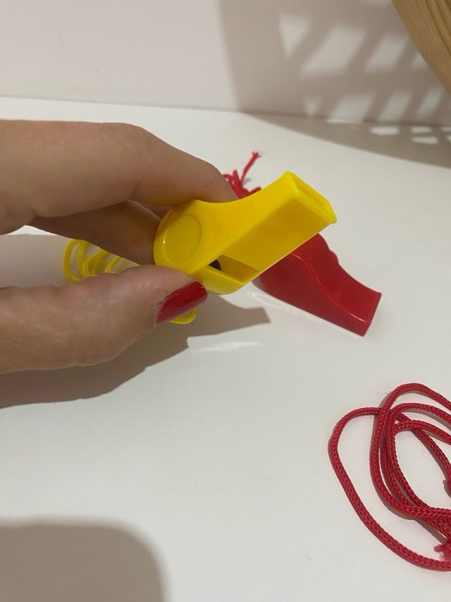 2 silbatos (más otro de regalo)- 0.6€ los 3