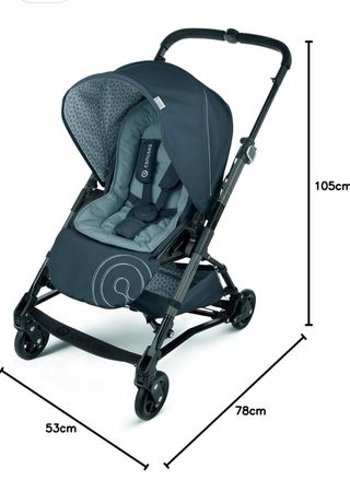 Carrito,capazo blando CONCORD SOUL GRIS