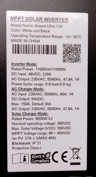 AXPERT ULTRA 11KW NUEVOS