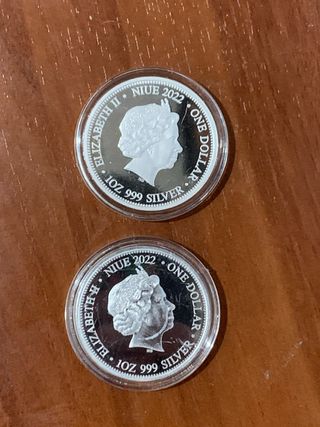 2 Monedas 1 oz PREDATORS 