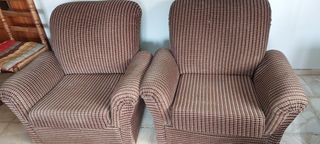 2 SOFAS/ BUTACAS INDIVIDUALES