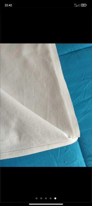 Juego de sábanas bordadas vintage algodón