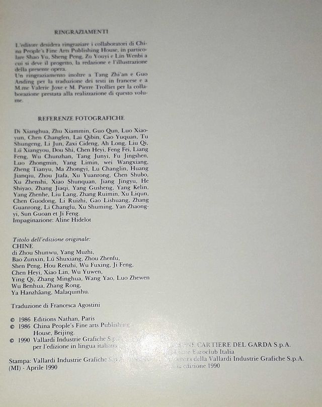 Libro di saggistica su Mondo e Viaggi "Cina"