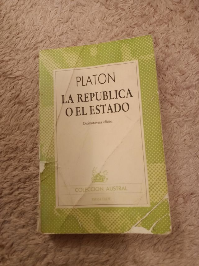 Libro La república o el estado