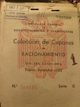 Cartilla de racionamiento 