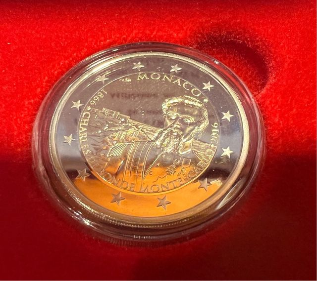 Moneda conmemorativa de Mónaco, año 2016