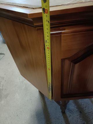 Mueble modular de rinconera de madera más repisas