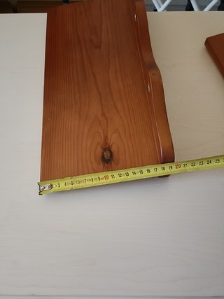 Mueble modular de rinconera de madera más repisas