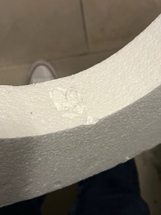 Letra S de corcho grande