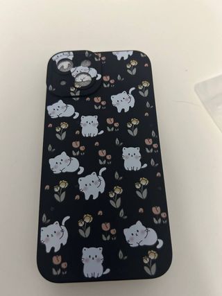 Cover Nera con gatti iPhone 14