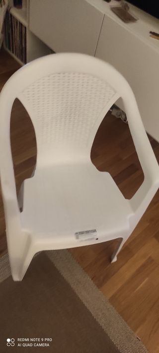 3 Sillas terraza altas con cojines