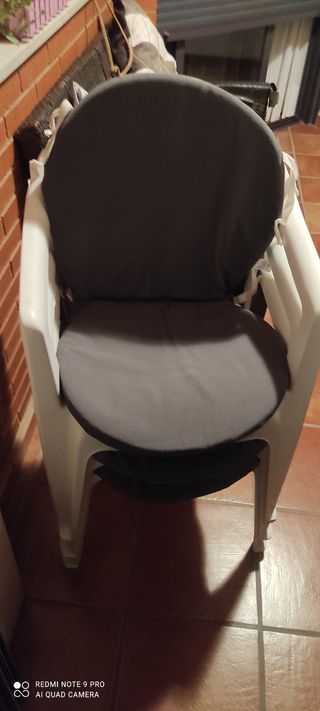 3 Sillas terraza altas con cojines