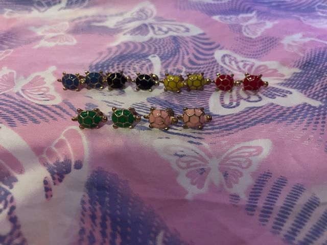 Pendientes tortuga