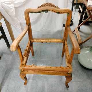 Butaca descalzadora restaurada