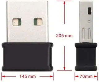 Dongle Scheda di Rete 1200Mbps 2.4G & 5G usb WIFI