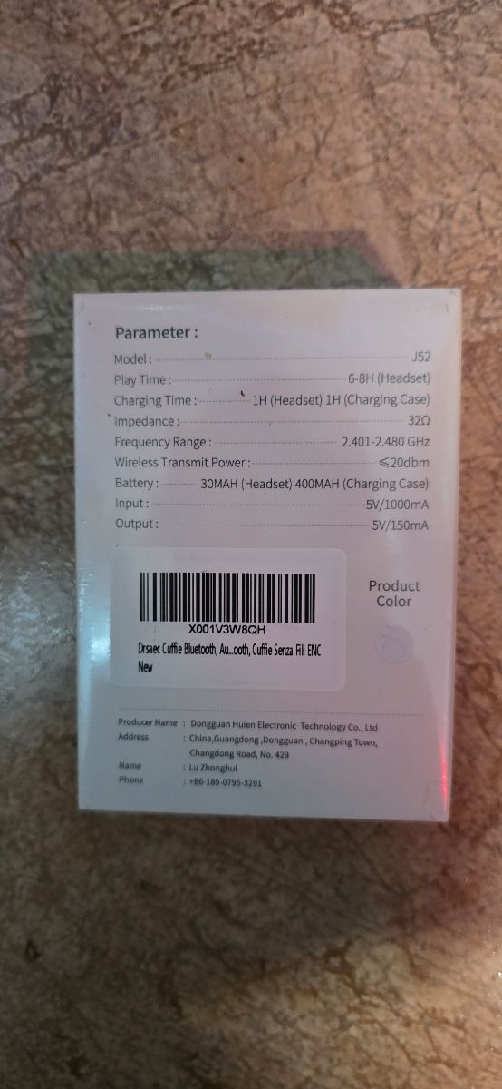 Auriculares inalambricos blancos