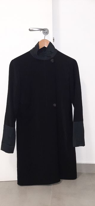 Cappottino/giacca lunga donna color nero