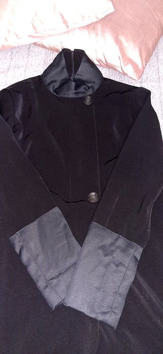 Cappottino/giacca lunga donna color nero