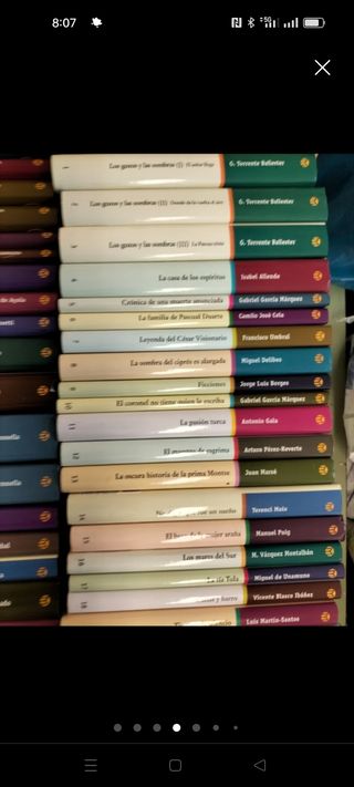 Biblioteca el Mundo y Telefónica 1€x libro.