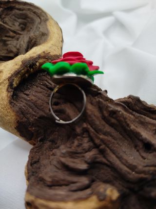 Anillo rosa ajustable -totfetama