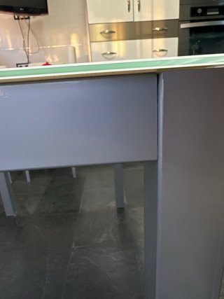 Mesa cristal blanco